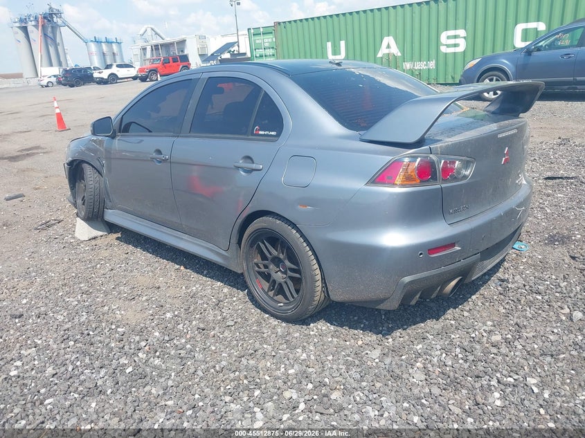 2015 Mitsubishi Lancer evolution VIN JA32W7FV1FU028439 IAAI salvage auction — NORMAL WEAR, Clear (New York), sold $13,100 on 2026-07-07 (photo 3)