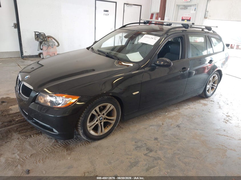 2008 BMW 3 series VIN WBAVT73578FZ37480 IAAI salvage auction — NORMAL WEAR, Clear (Michigan), sold $425 on 2026-07-21 (photo 2)