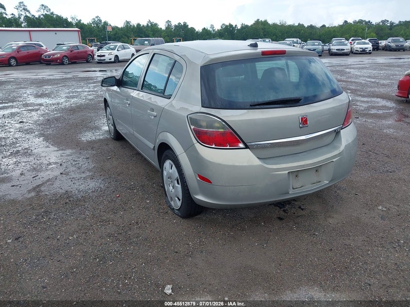 2008 Saturn Astra VIN W08AR671185076393 IAAI salvage auction — NORMAL WEAR, Clear (Tennessee), sold $175 on 2026-07-07 (photo 3)