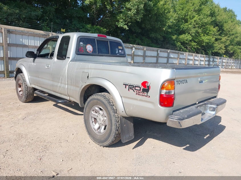 2004 Toyota Tacoma VIN 5TEWM72N34Z436606 IAAI salvage auction — REAR END, Salvage (Tennessee), sold $3,050 on 2026-07-22 (photo 3)