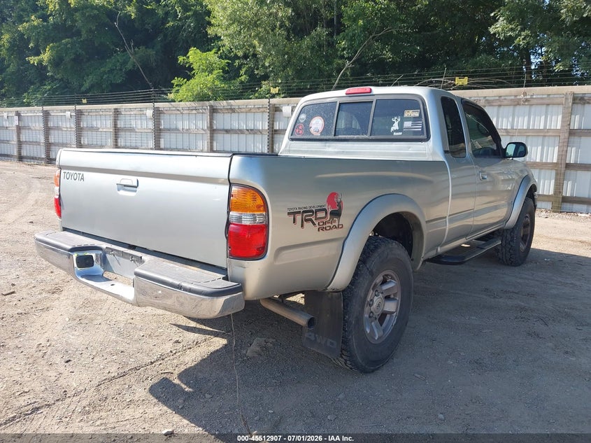 2004 Toyota Tacoma VIN 5TEWM72N34Z436606 IAAI salvage auction — REAR END, Salvage (Tennessee), sold $3,050 on 2026-07-22 (photo 4)