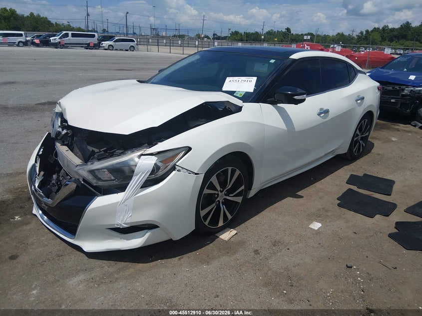 2018 Nissan Maxima VIN 1N4AA6AP3JC396608 IAAI salvage auction — FRONT END, Salvage (Louisiana), sold $2,600 on 2026-08-01 (photo 2)