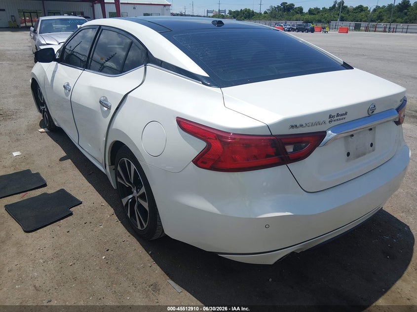 2018 Nissan Maxima VIN 1N4AA6AP3JC396608 IAAI salvage auction — FRONT END, Salvage (Louisiana), sold $2,600 on 2026-08-01 (photo 3)