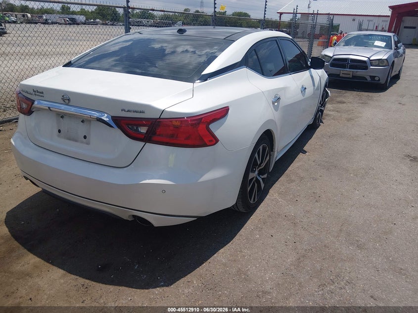 2018 Nissan Maxima VIN 1N4AA6AP3JC396608 IAAI salvage auction — FRONT END, Salvage (Louisiana), sold $2,600 on 2026-08-01 (photo 4)
