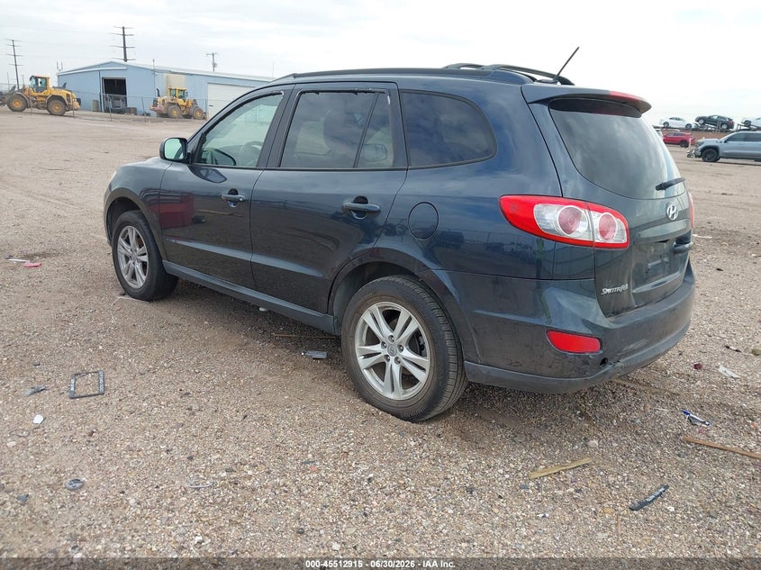2012 Hyundai Santa fe VIN 5XYZH4AG8CG166722 IAAI salvage auction — NORMAL WEAR, Original (Texas), sold $475 on 2026-07-29 (photo 3)