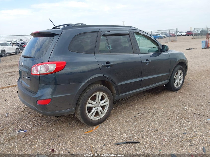 2012 Hyundai Santa fe VIN 5XYZH4AG8CG166722 IAAI salvage auction — NORMAL WEAR, Original (Texas), sold $475 on 2026-07-29 (photo 4)