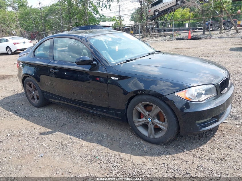 2009 BMW 1 series VIN WBAUP93549VF48821 IAAI salvage auction — NORMAL WEAR, Clear (New Jersey), sold $575 on 2026-07-13 (photo 1)