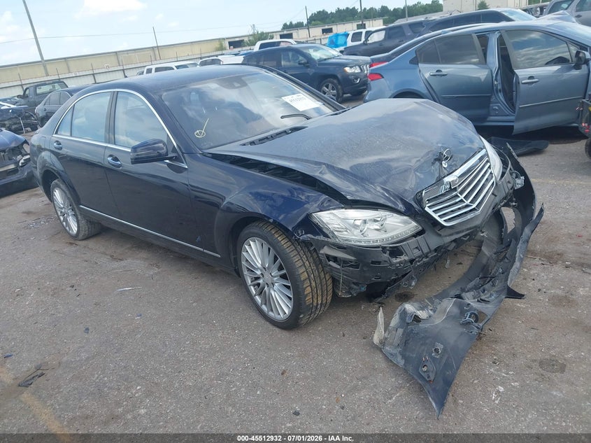 2010 Mercedes-benz S class VIN WDDNG8GB9AA304565 IAAI salvage auction — FRONT END, Salvage (Texas), sold $425 on 2026-07-29 (photo 1)