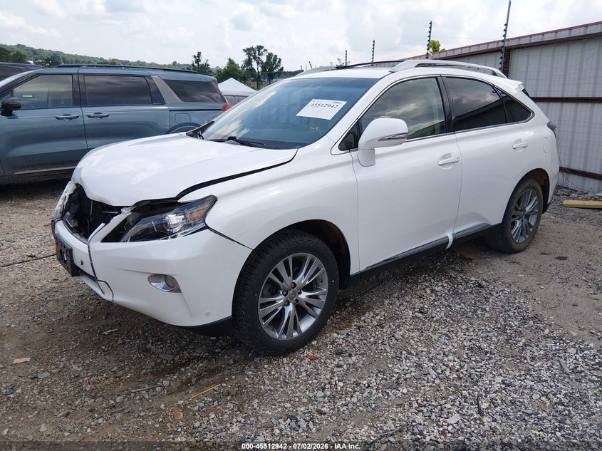 2014 Lexus Rx VIN 2T2ZK1BA8EC141047 IAAI salvage auction — FRONT END, Clear (Arkansas), sold $5,300 on 2026-07-29 (photo 2)