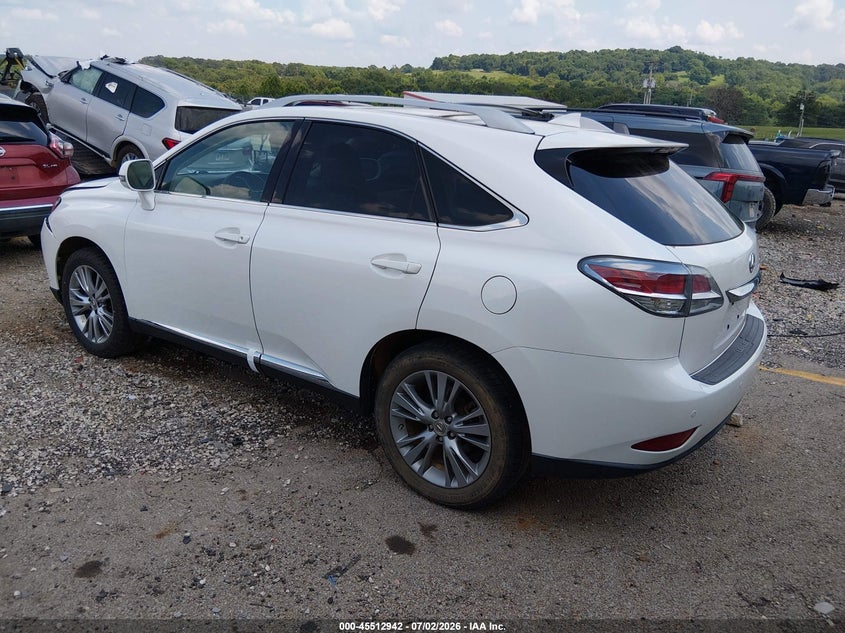 2014 Lexus Rx VIN 2T2ZK1BA8EC141047 IAAI salvage auction — FRONT END, Clear (Arkansas), sold $5,300 on 2026-07-29 (photo 3)