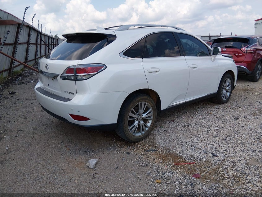 2014 Lexus Rx VIN 2T2ZK1BA8EC141047 IAAI salvage auction — FRONT END, Clear (Arkansas), sold $5,300 on 2026-07-29 (photo 4)