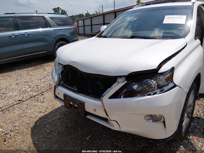 2014 Lexus Rx VIN 2T2ZK1BA8EC141047 IAAI salvage auction — FRONT END, Clear (Arkansas), sold $5,300 on 2026-07-29 (photo 6)