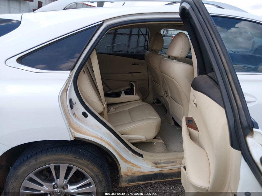 2014 Lexus Rx VIN 2T2ZK1BA8EC141047 IAAI salvage auction — FRONT END, Clear (Arkansas), sold $4,100 on 2026-07-29 (photo 8)