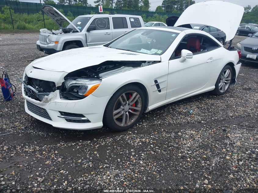 2016 Mercedes-benz Sl-klasse VIN WDDJK6FA2GF039011 IAAI salvage auction — FRONT & REAR, Mv-907A (New York), sold $2,650 on 2026-07-28 (photo 2)