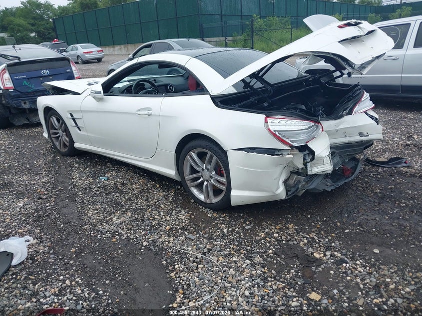 2016 Mercedes-benz Sl-klasse VIN WDDJK6FA2GF039011 IAAI salvage auction — FRONT & REAR, Mv-907A (New York), sold $2,650 on 2026-07-28 (photo 3)