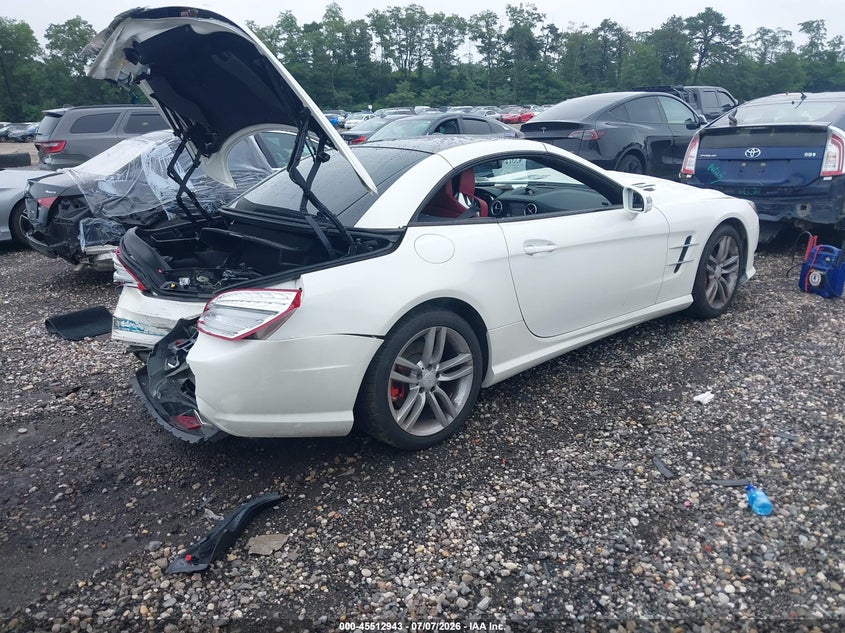 2016 Mercedes-benz Sl-klasse VIN WDDJK6FA2GF039011 IAAI salvage auction — FRONT & REAR, Mv-907A (New York), sold $2,650 on 2026-07-28 (photo 4)