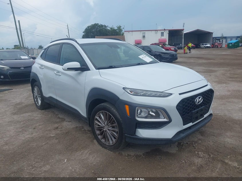 2020 Hyundai Kona VIN KM8K2CAA2LU396520 IAAI salvage auction — SIDE, Rebuildable (Florida), sold $2,750 on 2026-08-01 (photo 1)