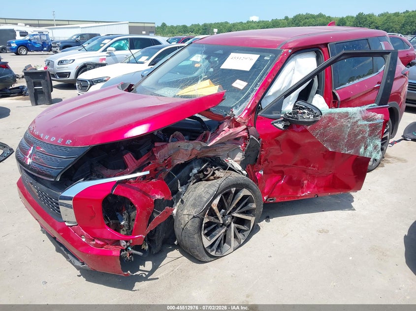 2022 Mitsubishi Outlander VIN JA4J4UA88NZ031143 IAAI salvage auction — FRONT END, Salvage (Ohio), sold $25 on 2026-09-27 (photo 6)