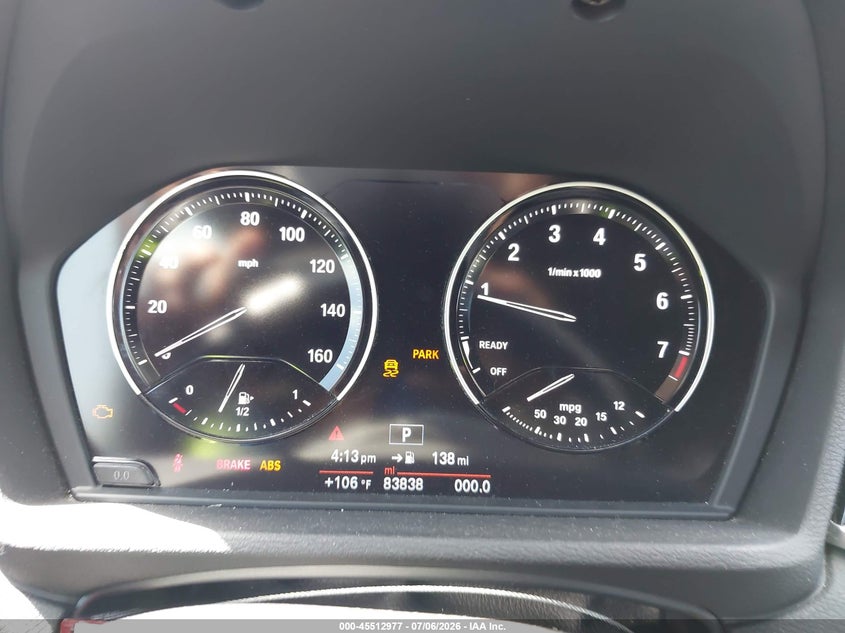 2018 BMW X1 VIN WBXHU7C36J5L09436 IAAI salvage auction — FRONT END, Salvage Title, sold $1,650 on 2026-07-28 (photo 7)