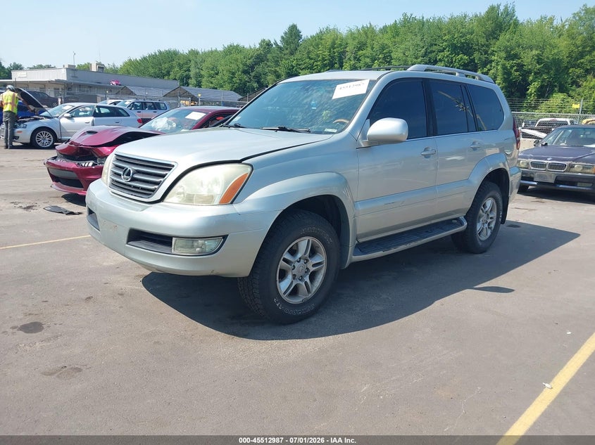 2005 Lexus Gx 470 VIN JTJBT20X850072254 IAAI salvage auction — NORMAL WEAR, Clear (Massachusetts), sold $2,600 on 2026-07-16 (photo 2)