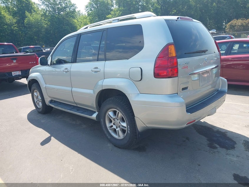 2005 Lexus Gx 470 VIN JTJBT20X850072254 IAAI salvage auction — NORMAL WEAR, Clear (Massachusetts), sold $2,600 on 2026-07-16 (photo 3)