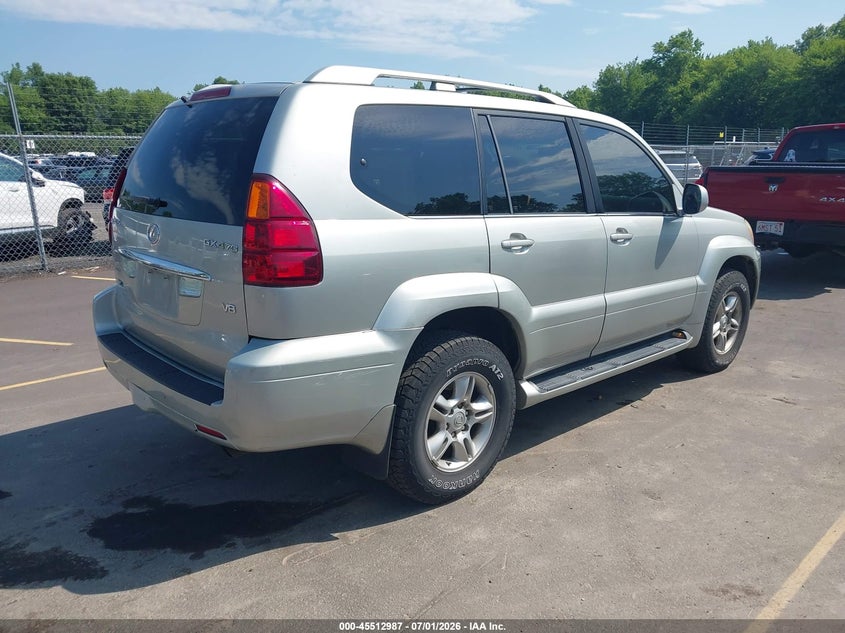 2005 Lexus Gx 470 VIN JTJBT20X850072254 IAAI salvage auction — NORMAL WEAR, Clear (Massachusetts), sold $2,600 on 2026-07-16 (photo 4)