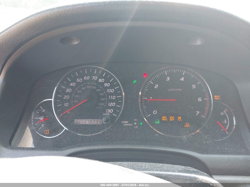 2005 Lexus Gx 470 VIN JTJBT20X850072254 IAAI salvage auction — NORMAL WEAR, Clear (Massachusetts), sold $2,600 on 2026-07-16 (photo 7)