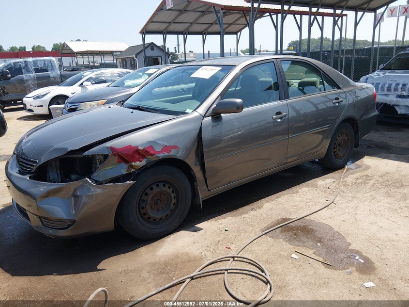 2006 Toyota Camry VIN JTDBE30KX63056676 IAAI salvage auction — FRONT END, Salvage - Greater Than 75% (Maryland), sold $600 on 2026-07-30 (photo 2)
