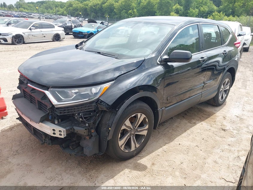 2017 Honda Cr-v VIN 5J6RW6H30HL007722 IAAI salvage auction — RIGHT FRONT, Salvage (Illinois), sold $6,100 on 2026-08-01 (photo 2)