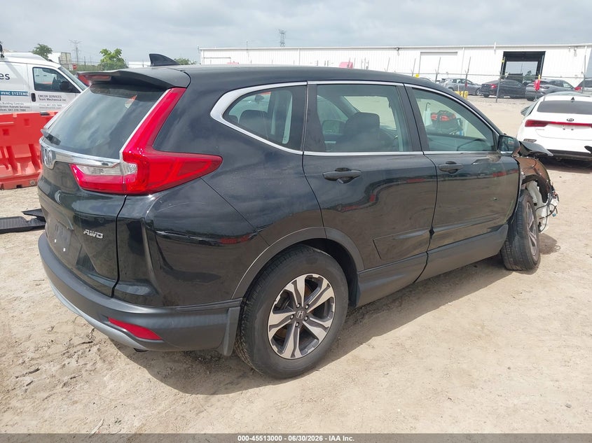 2017 Honda Cr-v VIN 5J6RW6H30HL007722 IAAI salvage auction — RIGHT FRONT, Salvage (Illinois), sold $6,100 on 2026-08-01 (photo 4)