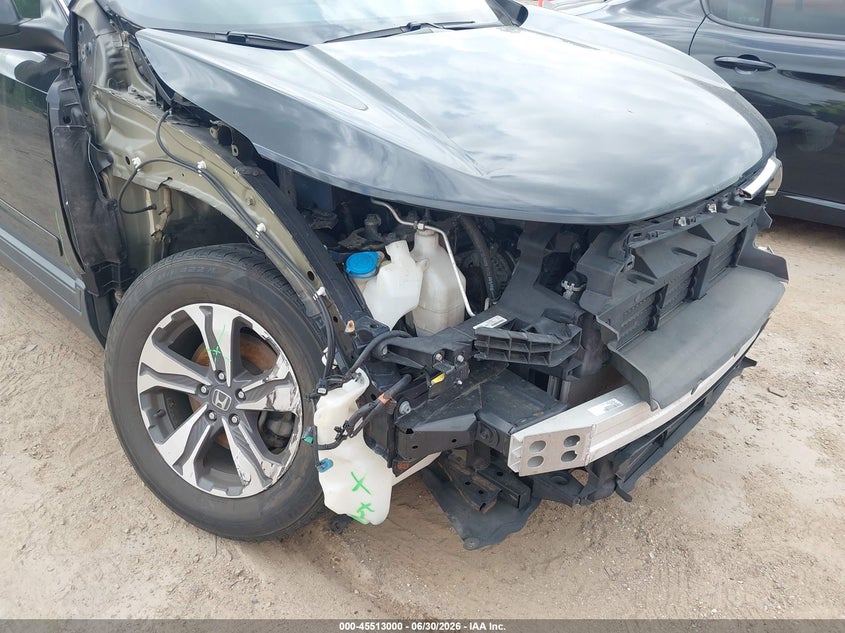 2017 Honda Cr-v VIN 5J6RW6H30HL007722 IAAI salvage auction — RIGHT FRONT, Salvage (Illinois), sold $6,100 on 2026-08-01 (photo 6)