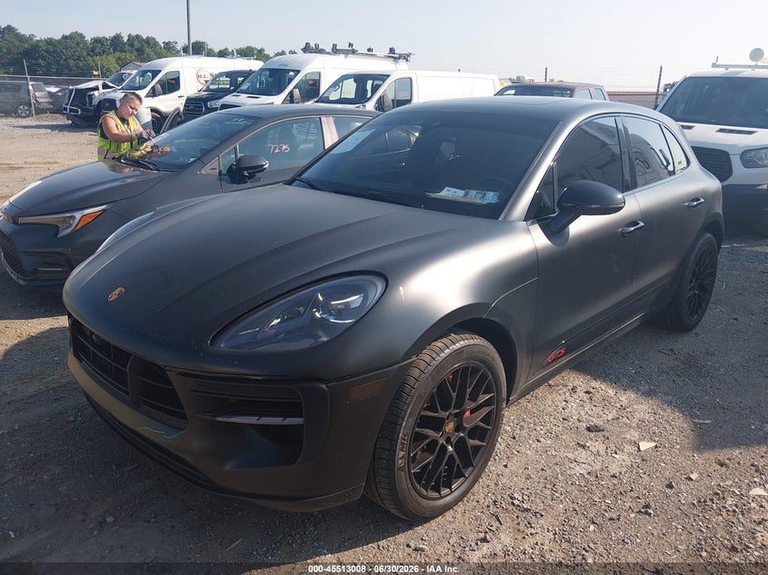 2021 Porsche Macan VIN WP1AG2A58MLB51970 IAAI salvage auction — REAR END, Salvage Title, sold $20,200 on 2026-08-01 (photo 2)
