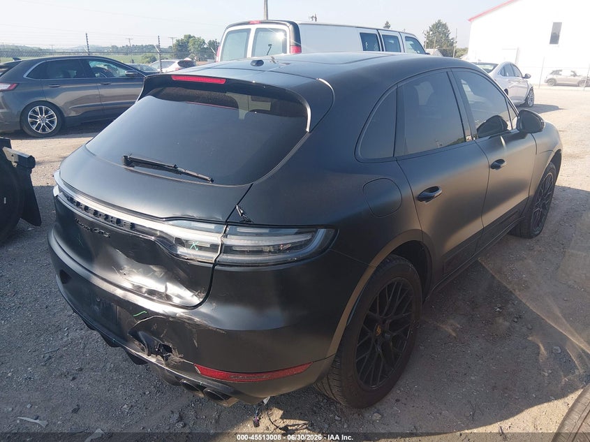 2021 Porsche Macan VIN WP1AG2A58MLB51970 IAAI salvage auction — REAR END, Salvage Title, sold $20,200 on 2026-08-01 (photo 4)
