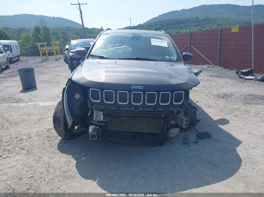 2022 Jeep Compass VIN 3C4NJDBB5NT121089 IAAI salvage auction — FRONT END, Salvage (Pennsylvania), sold $1,000 on 2026-07-28 (photo 6)