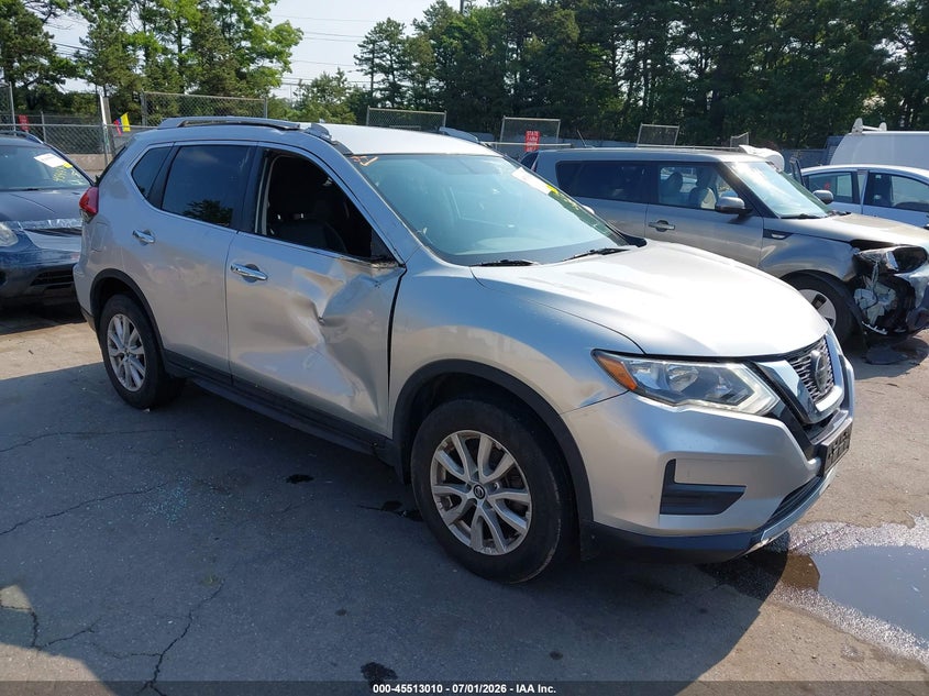2018 Nissan Rogue VIN JN8AT2MV5JW312850 IAAI salvage auction — SIDE, Salvage Title, sold $2,350 on 2026-07-28 (photo 1)