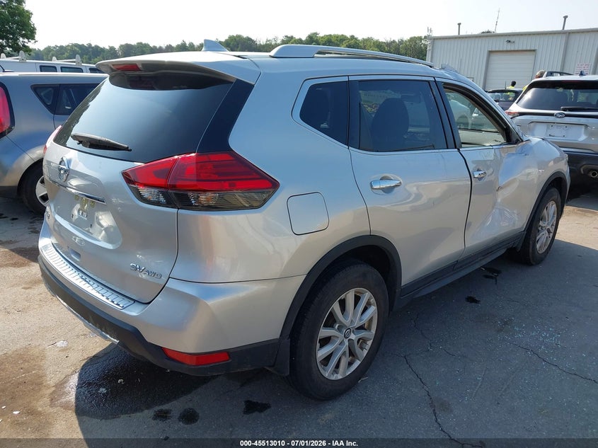 2018 Nissan Rogue VIN JN8AT2MV5JW312850 IAAI salvage auction — SIDE, Salvage Title, sold $2,350 on 2026-07-28 (photo 4)