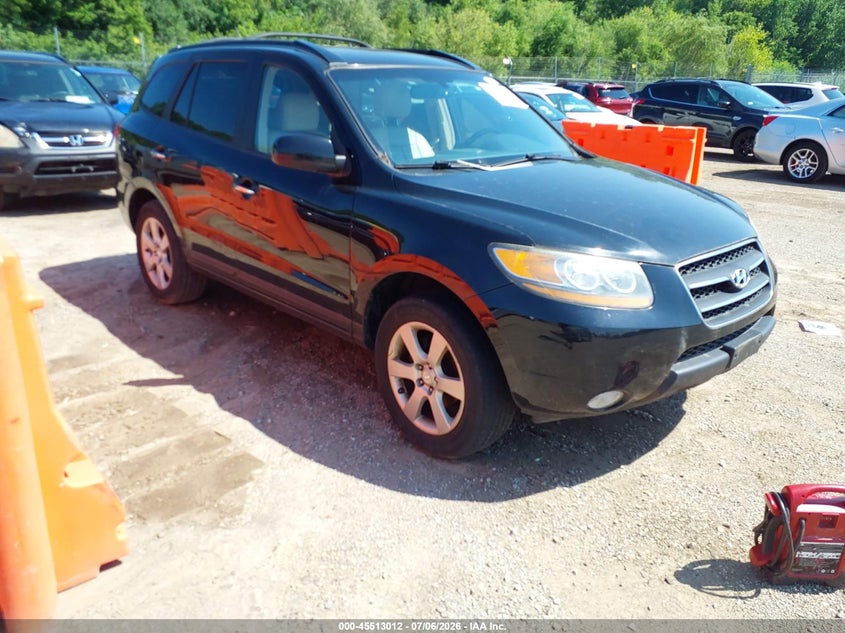2009 Hyundai Santa fe VIN 5NMSH13E09H291031 IAAI salvage auction — MECHANICAL, Clear (Illinois), sold $300 on 2026-07-09 (photo 1)