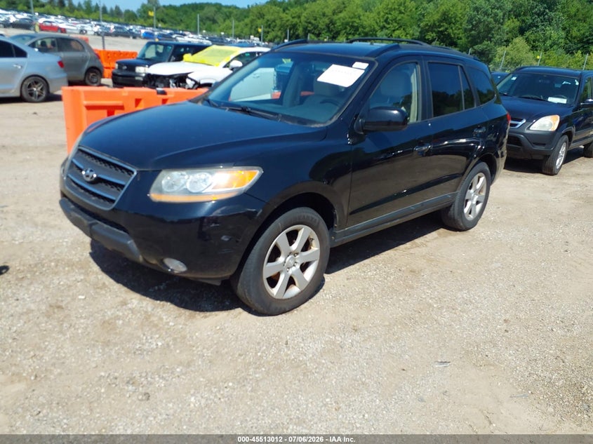 2009 Hyundai Santa fe VIN 5NMSH13E09H291031 IAAI salvage auction — MECHANICAL, Clear (Illinois), sold $300 on 2026-07-09 (photo 2)