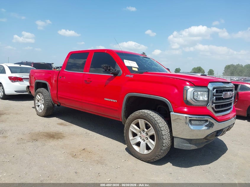 2017 Gmc SIERRA VIN 3GTU2MEC3HG232654 IAAI salvage auction — LEFT FRONT, Salvage (Arkansas), sold $5,800 on 2026-07-18 (photo 1)