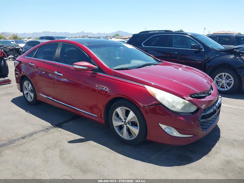 2012 Hyundai Sonata VIN KMHEC4A40CA057234 IAAI salvage auction — FRONT END, Salvage (Arizona), sold $600 on 2026-07-21 (photo 1)