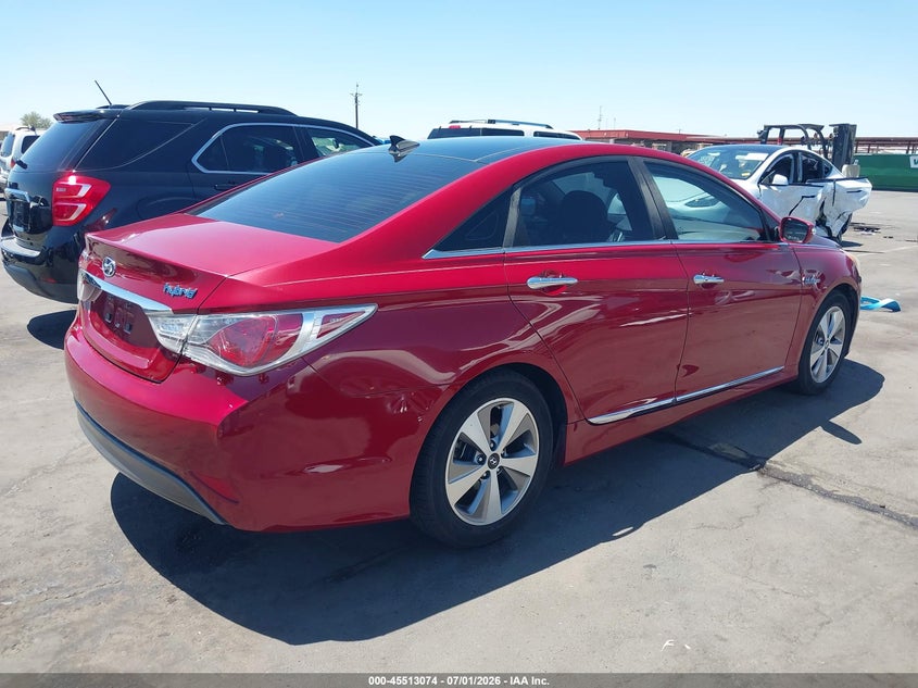 2012 Hyundai Sonata VIN KMHEC4A40CA057234 IAAI salvage auction — FRONT END, Salvage (Arizona), sold $600 on 2026-07-21 (photo 4)