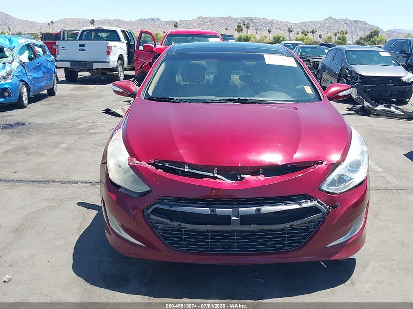 2012 Hyundai Sonata VIN KMHEC4A40CA057234 IAAI salvage auction — FRONT END, Salvage (Arizona), sold $600 on 2026-07-21 (photo 6)
