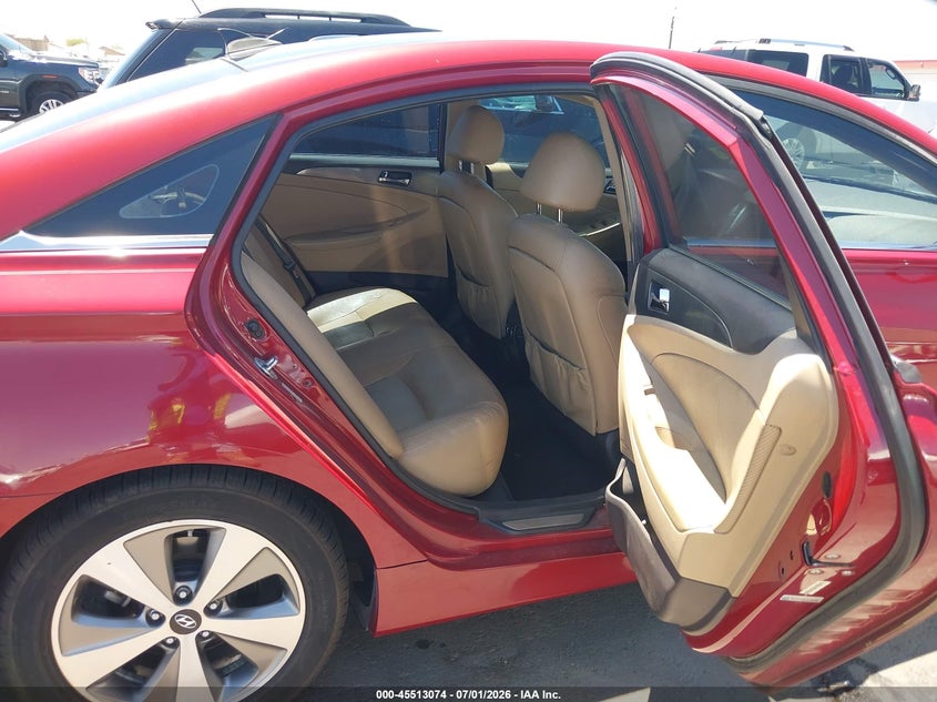 2012 Hyundai Sonata VIN KMHEC4A40CA057234 IAAI salvage auction — FRONT END, Salvage (Arizona), sold $600 on 2026-07-21 (photo 8)