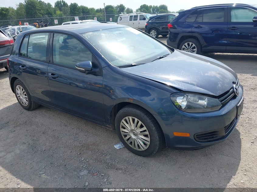 2013 Volkswagen Golf VIN WVWDB7AJ3DW140591 IAAI salvage auction — NORMAL WEAR, Clear (New York), sold $475 on 2026-07-30 (photo 1)