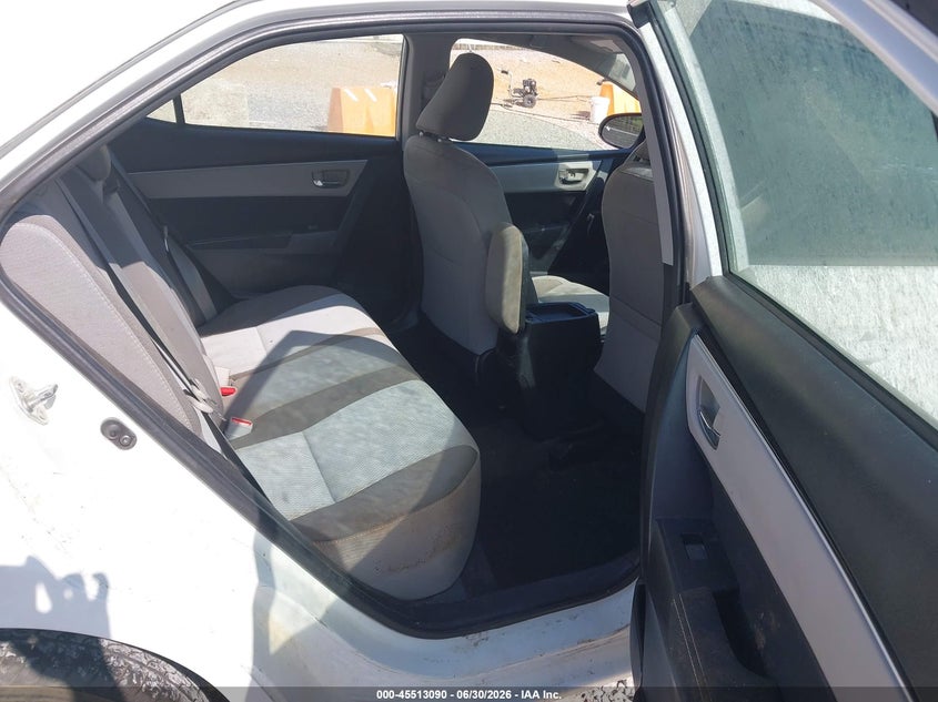 2018 Toyota Corolla VIN 5YFBURHE2JP768572 IAAI salvage auction — NORMAL WEAR, Clear (Mississippi), sold $2,350 on 2026-07-17 (photo 8)