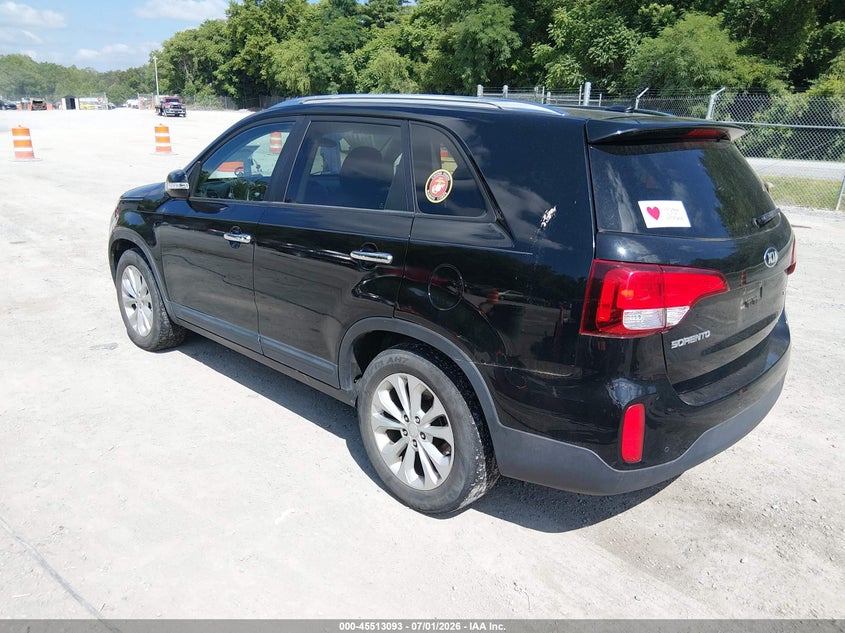 2015 Kia Sorento VIN 5XYKU4A70FG587223 IAAI salvage auction — NORMAL WEAR, Clear (Virginia), sold $1,400 on 2026-07-28 (photo 3)