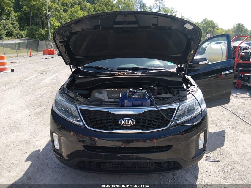 2015 Kia Sorento VIN 5XYKU4A70FG587223 IAAI salvage auction — NORMAL WEAR, Clear (Virginia), sold $1,400 on 2026-07-28 (photo 6)