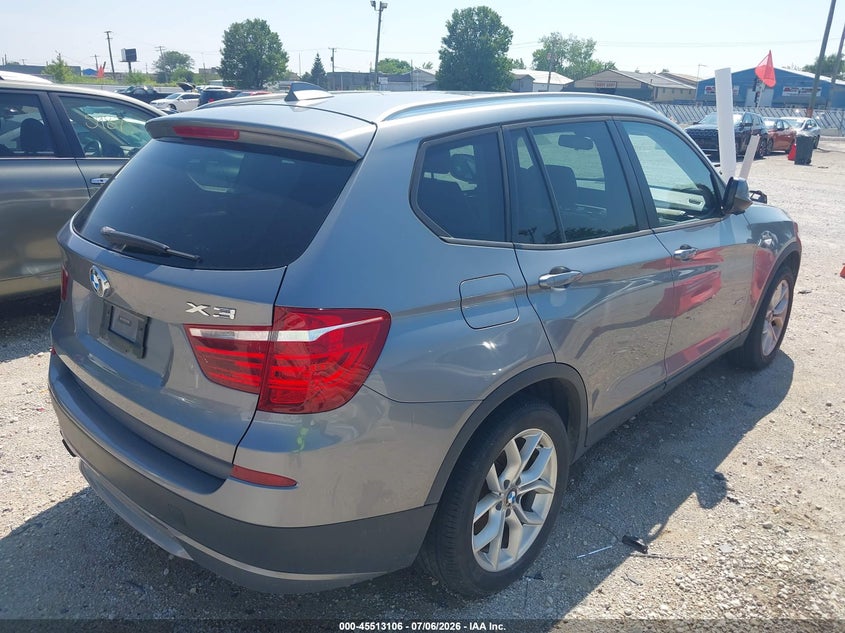 2013 BMW X3 VIN 5UXWX9C53D0A32210 IAAI salvage auction — NORMAL WEAR, Clear (Indiana), sold $600 on 2026-07-21 (photo 4)