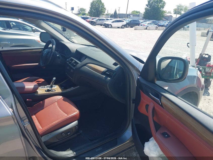2013 BMW X3 VIN 5UXWX9C53D0A32210 IAAI salvage auction — NORMAL WEAR, Clear (Indiana), sold $600 on 2026-07-21 (photo 5)