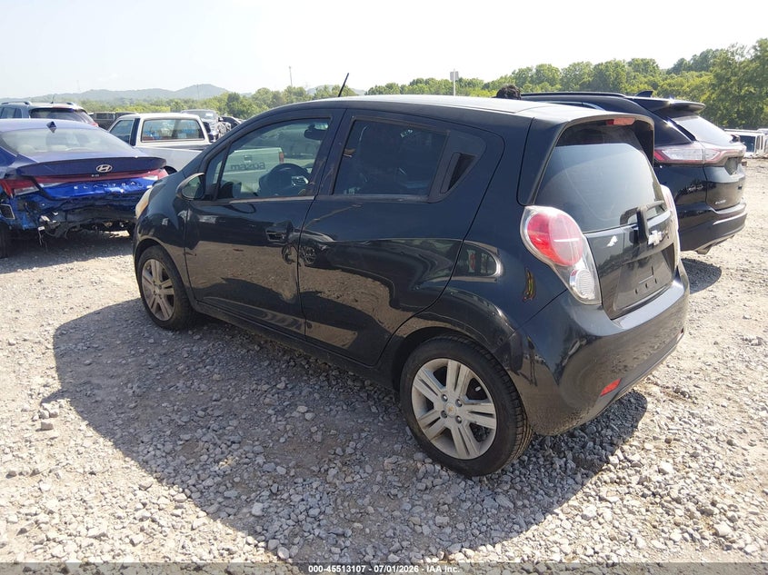 2014 Chevrolet Spark VIN KL8CD6S97EC571676 IAAI salvage auction — NORMAL WEAR, Clear (Tennessee), sold $350 on 2026-07-30 (photo 3)